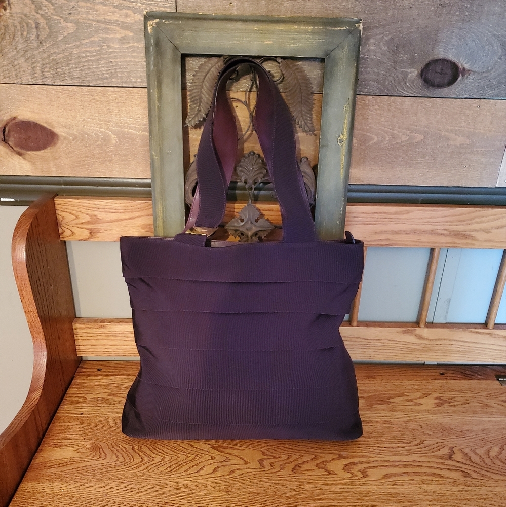 Salvatore Ferragamo Vara Canvas & Leather Tote Bag